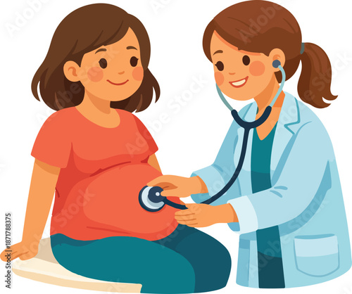 Maternal Health Check Illustration