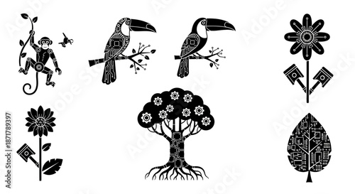 A professional photographer capturing a cinematic wide shot of a breathtaking mountain landscape during a vibrant golden hour sunset