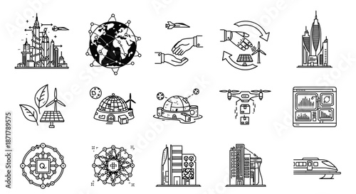 A professional photographer capturing a cinematic wide shot of a breathtaking mountain landscape during a vibrant golden hour sunset