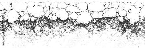 Cracked asphalt texture background with irregular polygonal shapes and distressed surface creating a rough urban or road for