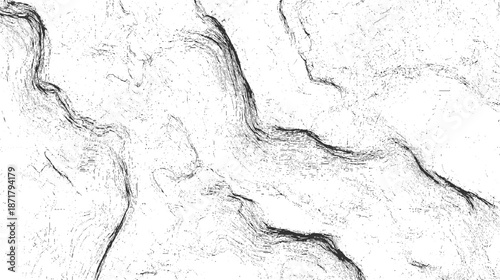 Organic monochrome abstract background with flowing wavy lines and subtle granular texture creating a sense of movement