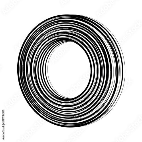 High quality professional stock photo of a young businesswoman using a laptop while sitting in a modern sunlit office workspace