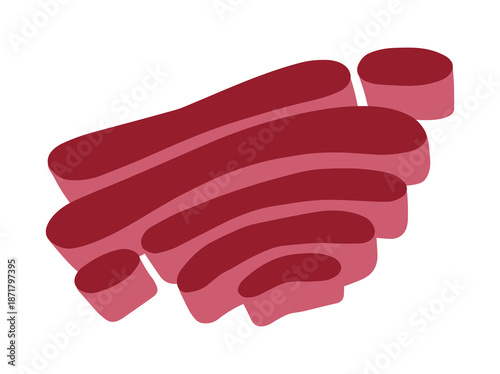 Golgi Apparatus Cell Anatomy Illustration
