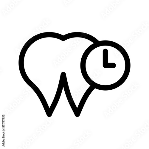 Dental Checkup Icon Vector Symbol Design Illustration