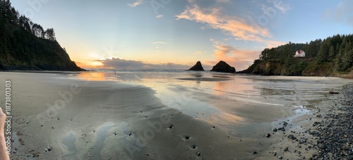 Rock Outcroppings on Florence Oregon Shore