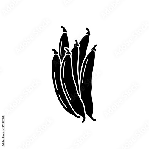 Black vanilla beans