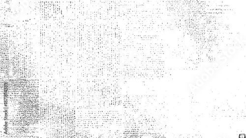 Abstract black grunge texture overlay with rough distressed surface isolated on white for modern graphic design backgrounds