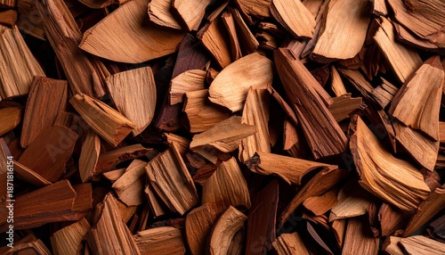 燻製の香りを生むスモークチップ