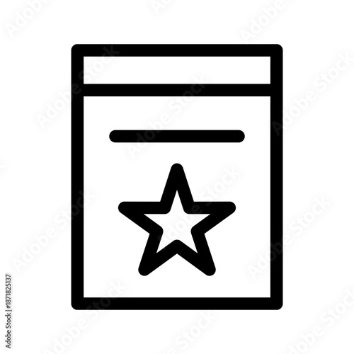 Favorite Icon Vector Symbol Design Illustration