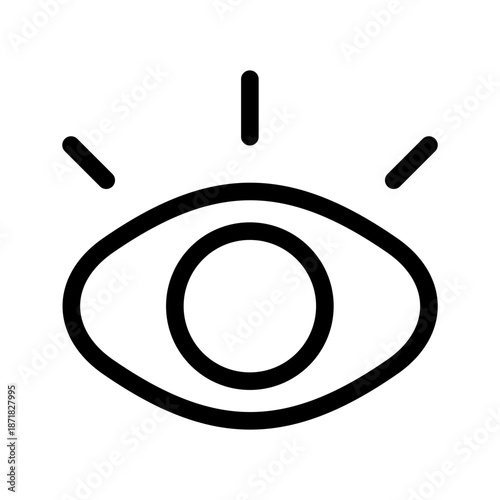 Eyes Icon Vector Symbol Design Illustration