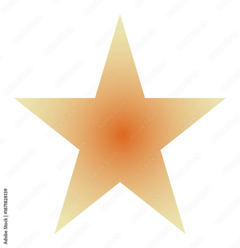 Fototapeta premium 3d golden star