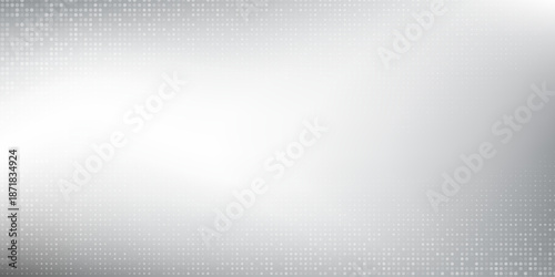 Dot transparant foil background with metal mirror texture. Chrome gradient surface with light modern abstract