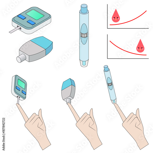 採血用穿刺器具（主線あり）