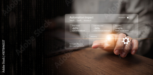 Obraz na płótnie Automation impact concept