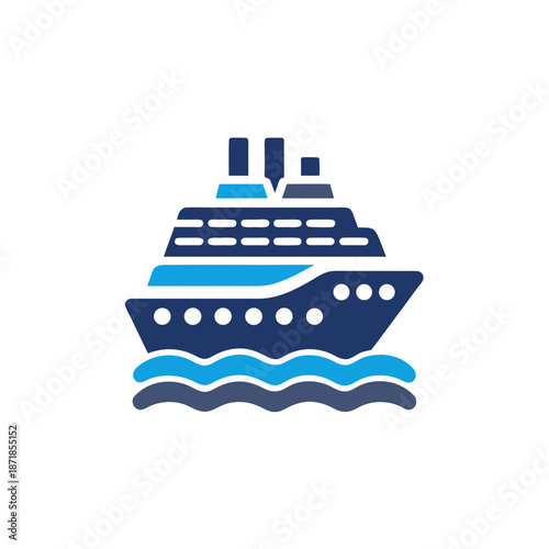 Large ship sailing on calm waters