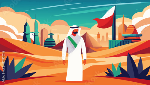 Illustrated portrait of a divine figure with blue eyes and jewelry Vector