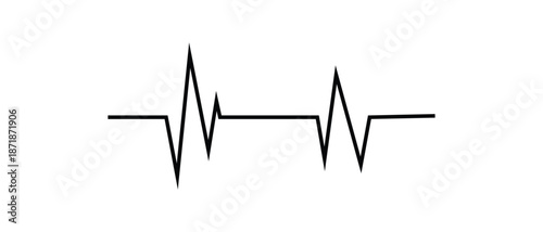 heart beat icon, life line icon, heartbeat diagram icon, heart beat on ecg icon,