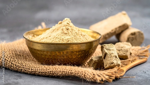 Sandalwood Powder in a Bowl - Aromatic Beauty and Natural Skincare.