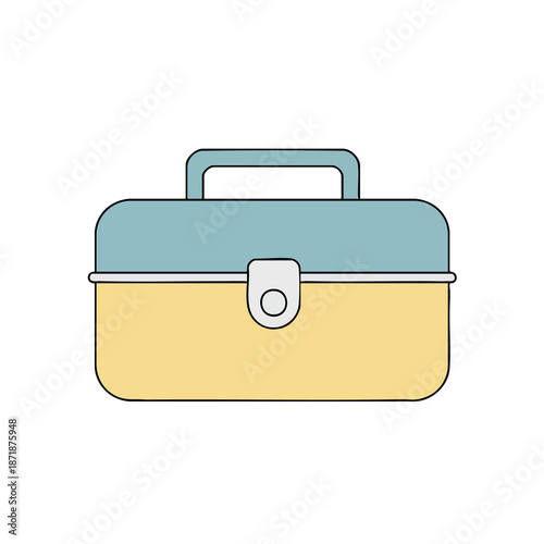Lunchbox Icon on White Background