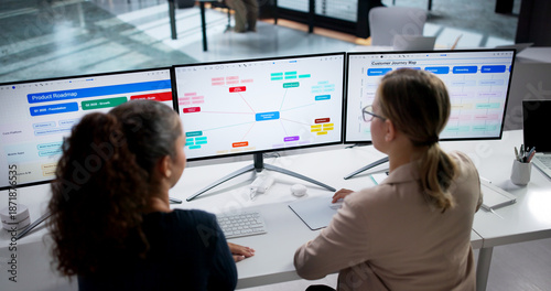 Bild auf Leinwand Creating Digital Solutions Using Strategic Business Planning