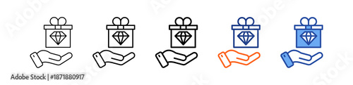 Value Proposition Different Set Vector Icon