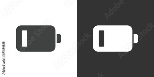 Low Battery icon. Solid glyph series icon