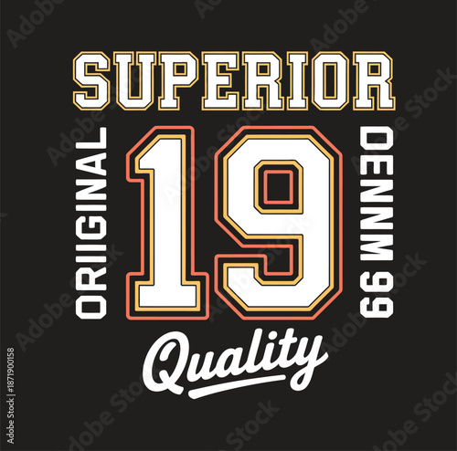 Black background with Superior 1964 and text number 19