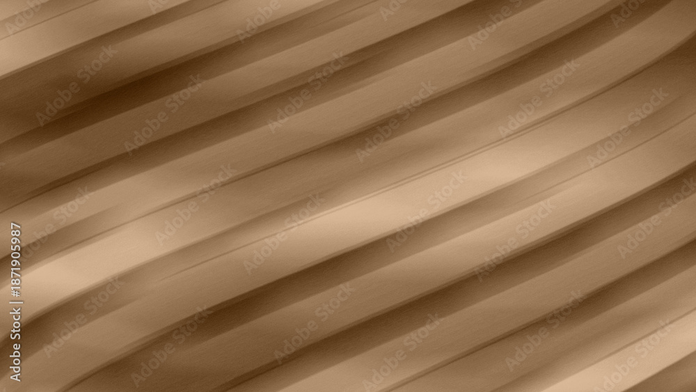 Obraz premium illustration Natural beige wood texture background. Wavy textured plywood, a lot of fiber and small chips, close-up abstract tree