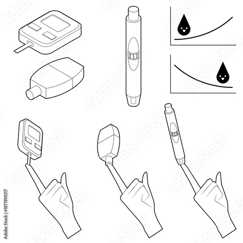 採血用穿刺器具（白黒)