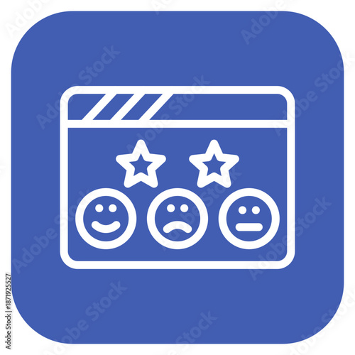 Vector Design Satisfaction Icon Style
