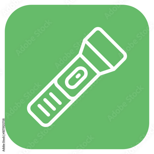 Vector Design Flashlight Icon Style