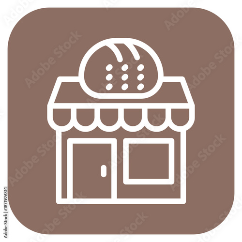 Vector Design Bakery Shop Icon Style