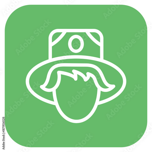 Vector Design Pilgrim Icon Style