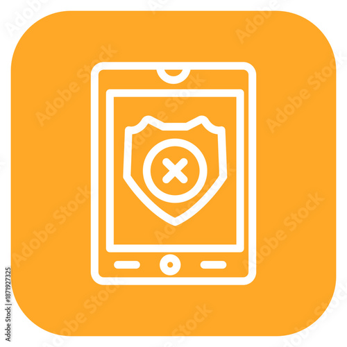 Vector Design Denial Icon Style