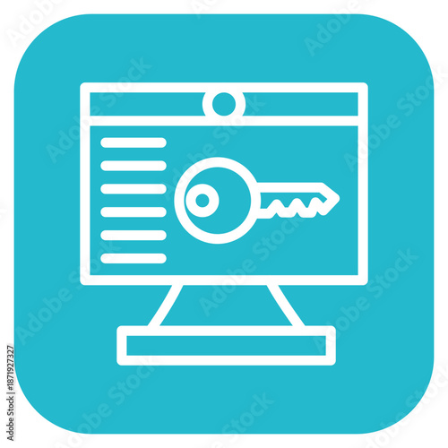 Vector Design Keylogger Icon Style