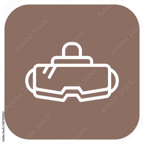 Vector Design Vr Glasses Icon Style