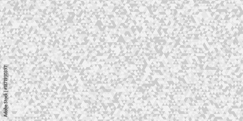 Seamless geometric pattern square shapes low polygon backdrop background. Abstract geometric wall tile and metal cube background triangle wallpaper. Gray and white polygonal background.