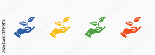 Sustainability Icon Set Color Multiple Style Collection Element For Design