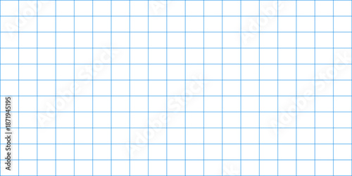 Clean Square Grid Paper Texture on White Background Blank Notebook Graph Page with Lined Pattern for Technical Drawing Architecture Design and Layout Use