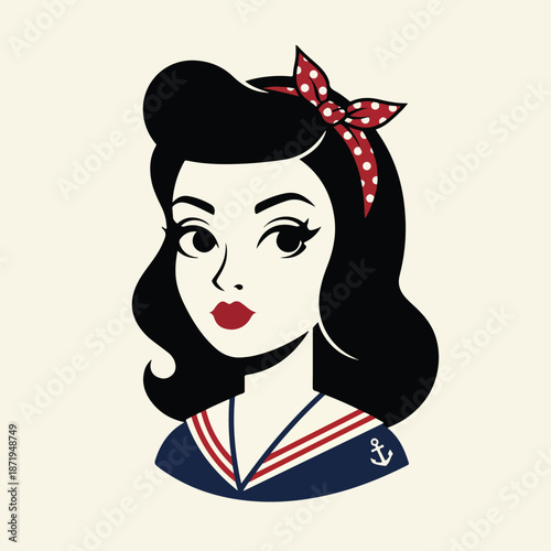Retro Sailor Girl