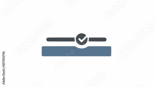 Check mark in circle icon.