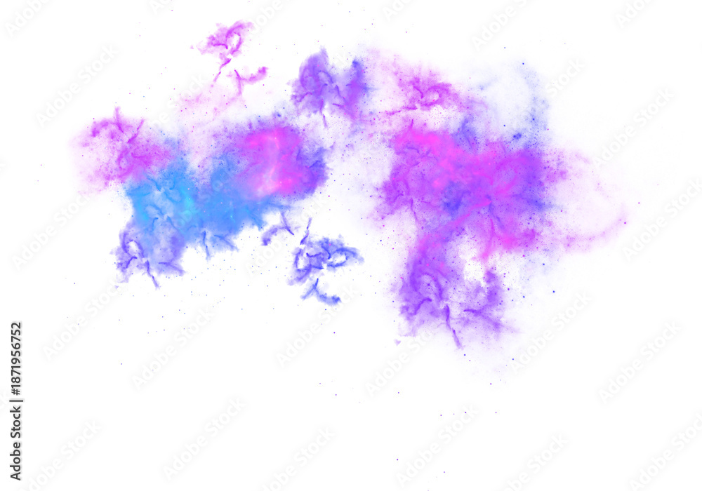 custom made wallpaper toronto digitalMidnight Cosmic Nebula Cloud with Sparkling Stars on Transparent Background