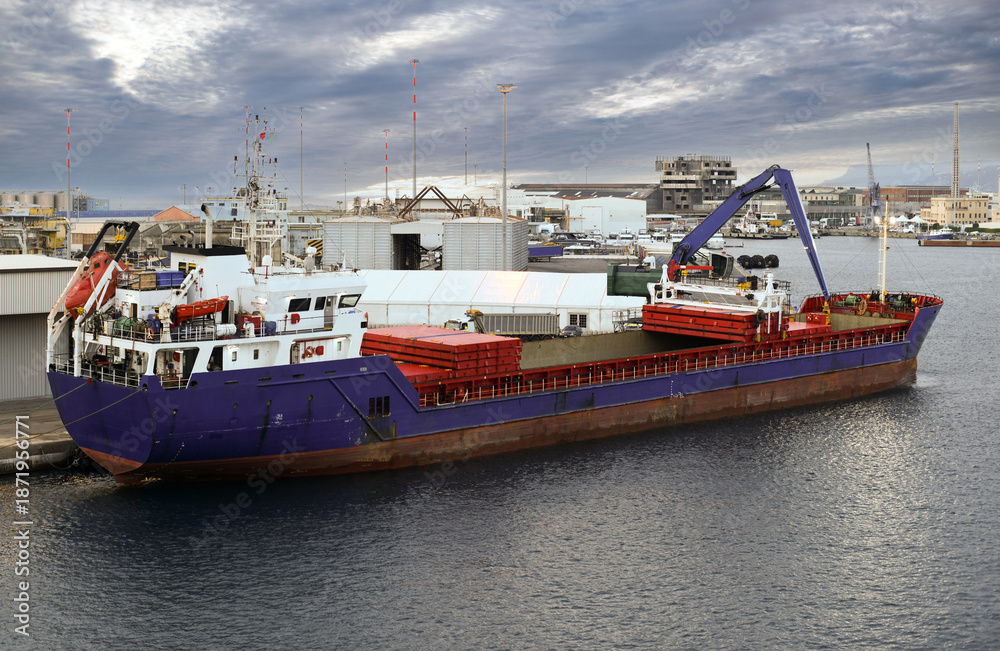 Fototapeta premium Port of La Spezia in Italy.