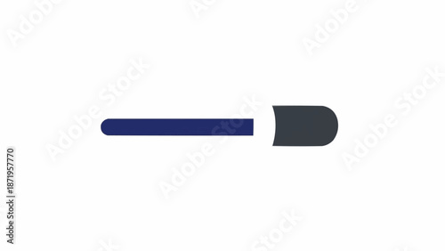 Blue and gray paintbrush art tool.