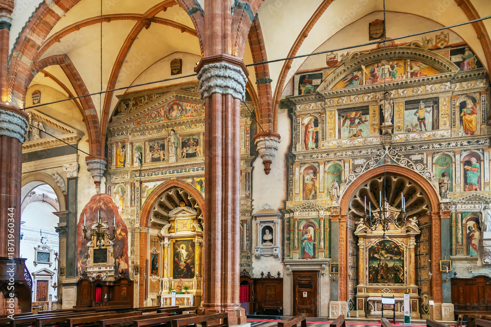 Naklejka premium Verona Cathedral, Italy