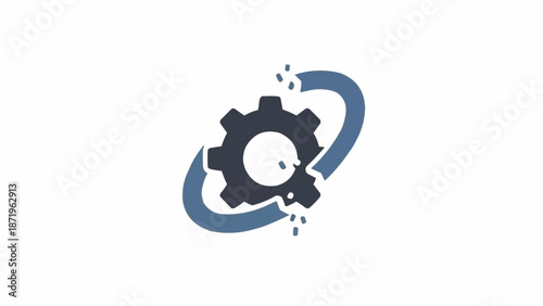 Gear Cog Mechanical Technology Symbol.