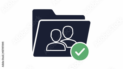 Two People in a Folder Icon.