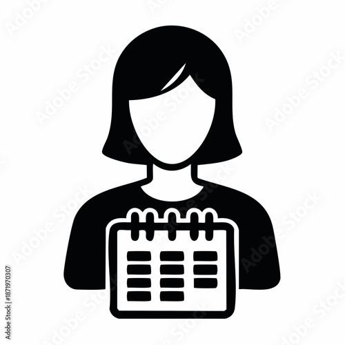 Professional individual planning and managing their schedule with a calendar, symbolizing efficient time organization and task coordination for business productivity and event tracking
