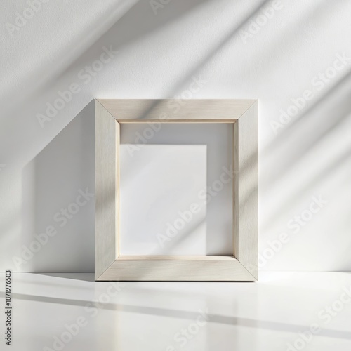 Minimalist frame in soft light