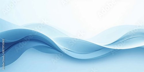 Abstract blue wave background featuring a futuristic vector design with flowing digital lines and light patterns to create a motion-filled water curve backdrop for web technology wallpaper art